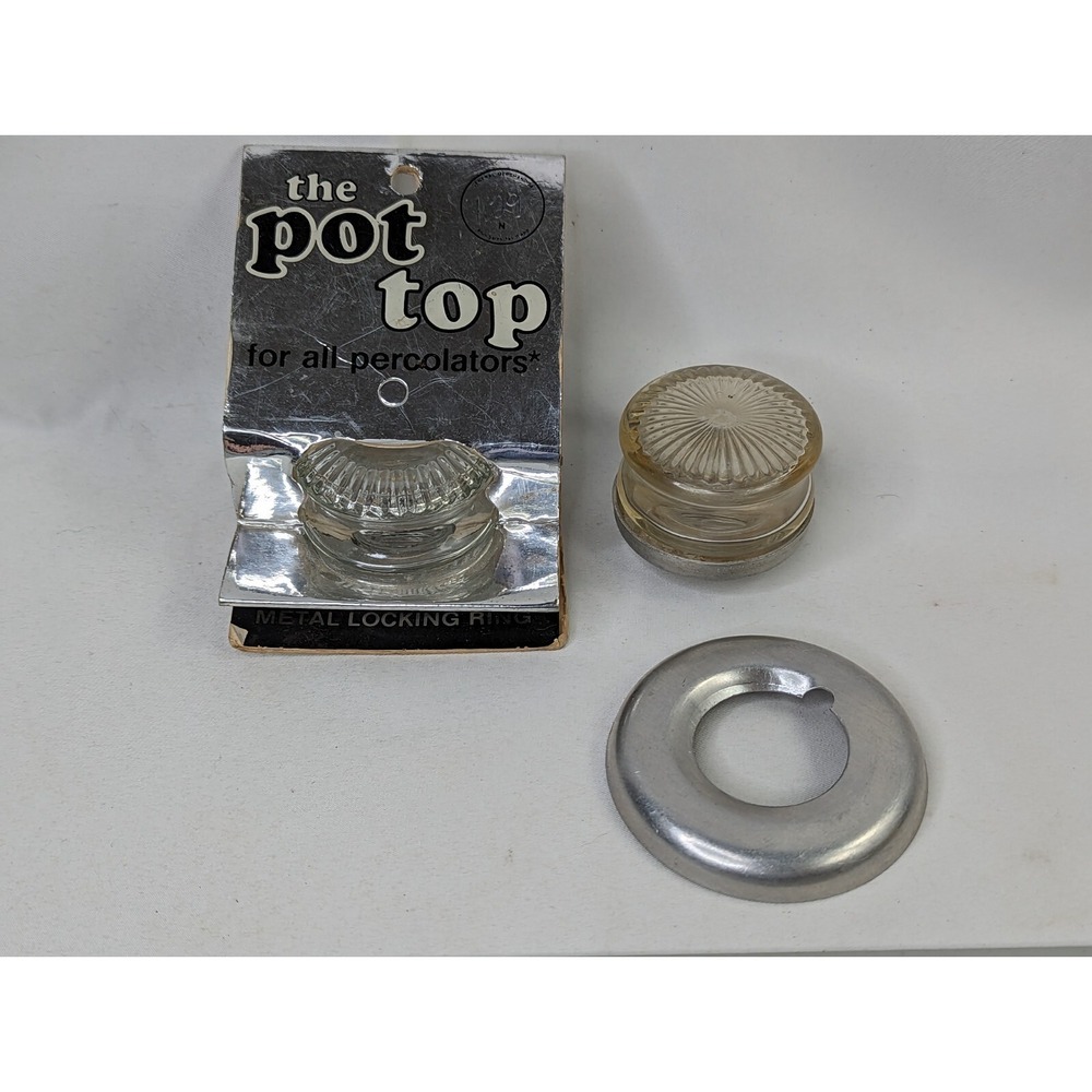 The‎ Pot Top Percolator Gemco Ware Lot of 2
